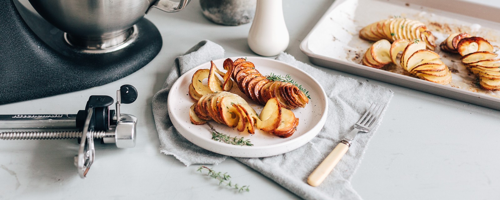 KitchenAid Spiralizer cheesy potato 