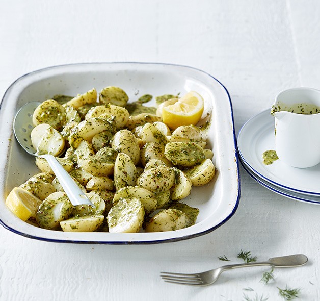 Honey, Mustard and Dill Potato Salad