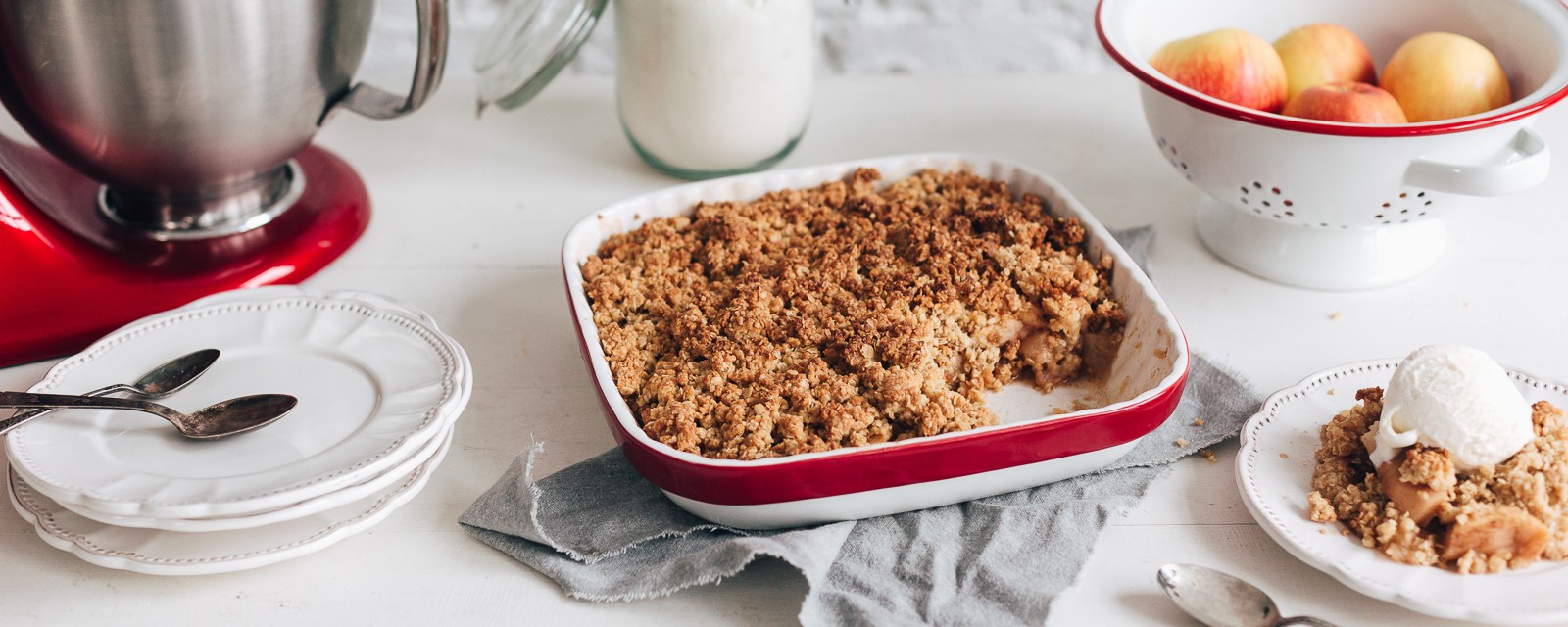 Apple Oat Crumble Recipes Official KitchenAid Site apple-oat-crumble-recipes-official-kitchenaid-site