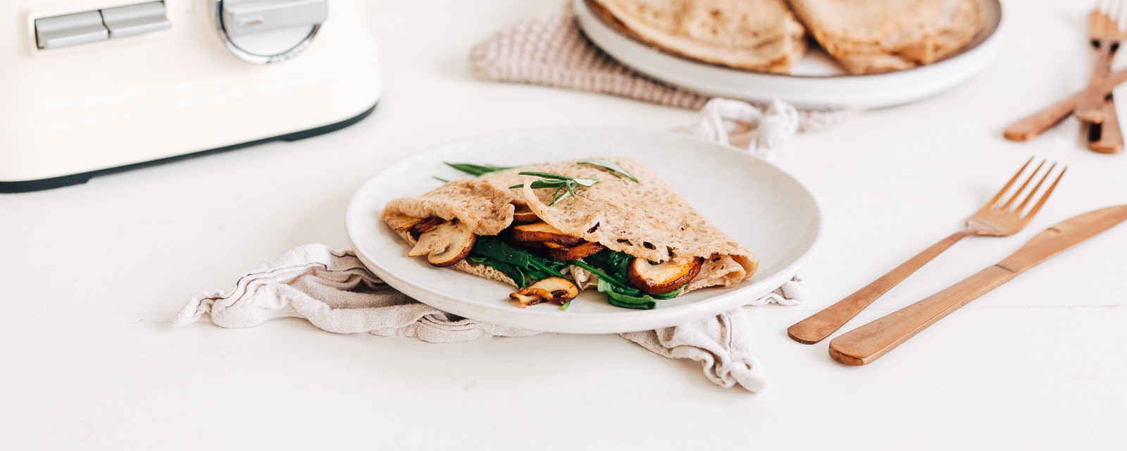 Tortitas de trigo sarraceno Recetas Sitio web oficial de KitchenAid