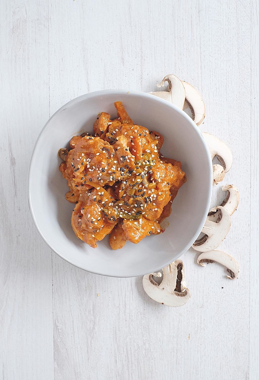 Korean bbq chicken stir fry