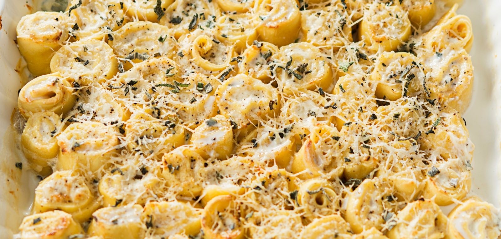 Ricotta and sage gratinated pasta rolls Recipes KitchenAid UK