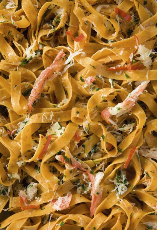 Tagliatelle with crab, lemon and fresh herbs Recipes KitchenAid UK