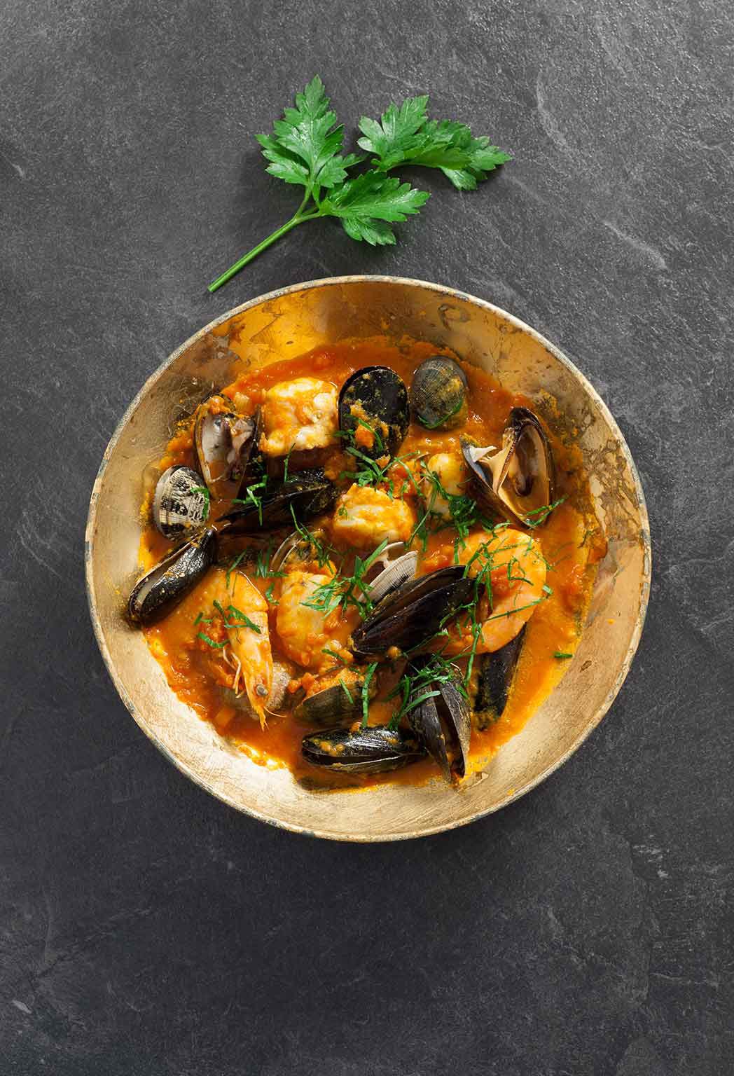 Zarzuela (spanish seafood soup)
